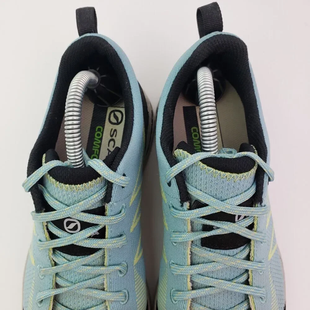 Scarpa Iguana Womens Size 5.5 Blue Green Hiking Climbing Sneaker Shoes